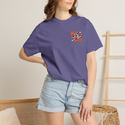 Embroidered Retro "October" Halloween Tee