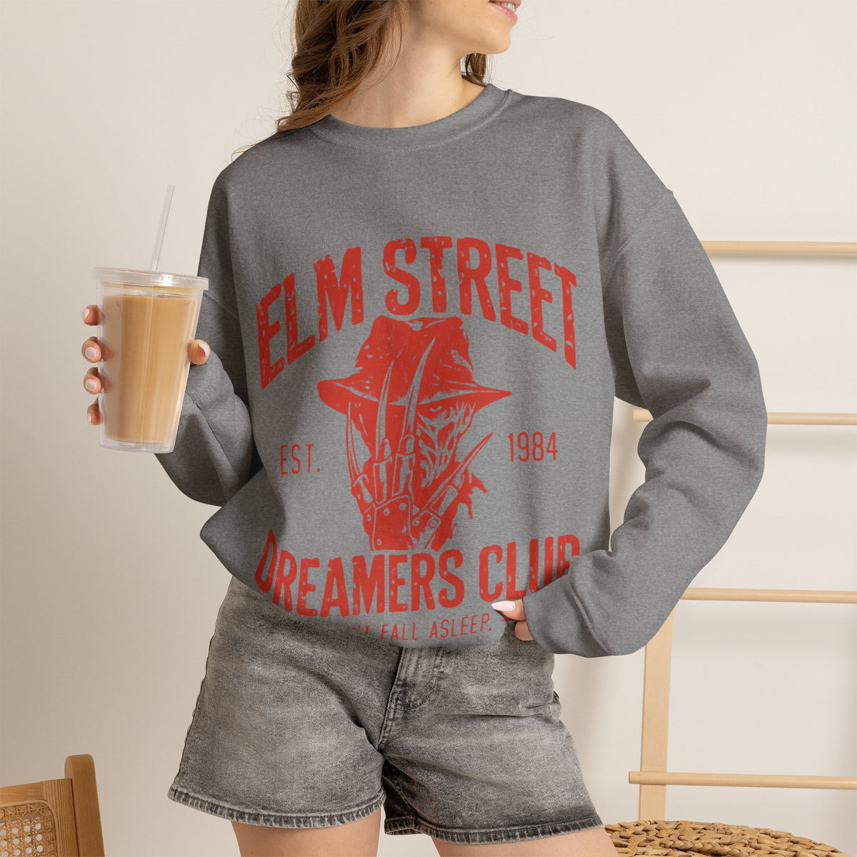 Elm Street Dreamers Club Crewneck Sweatshirt