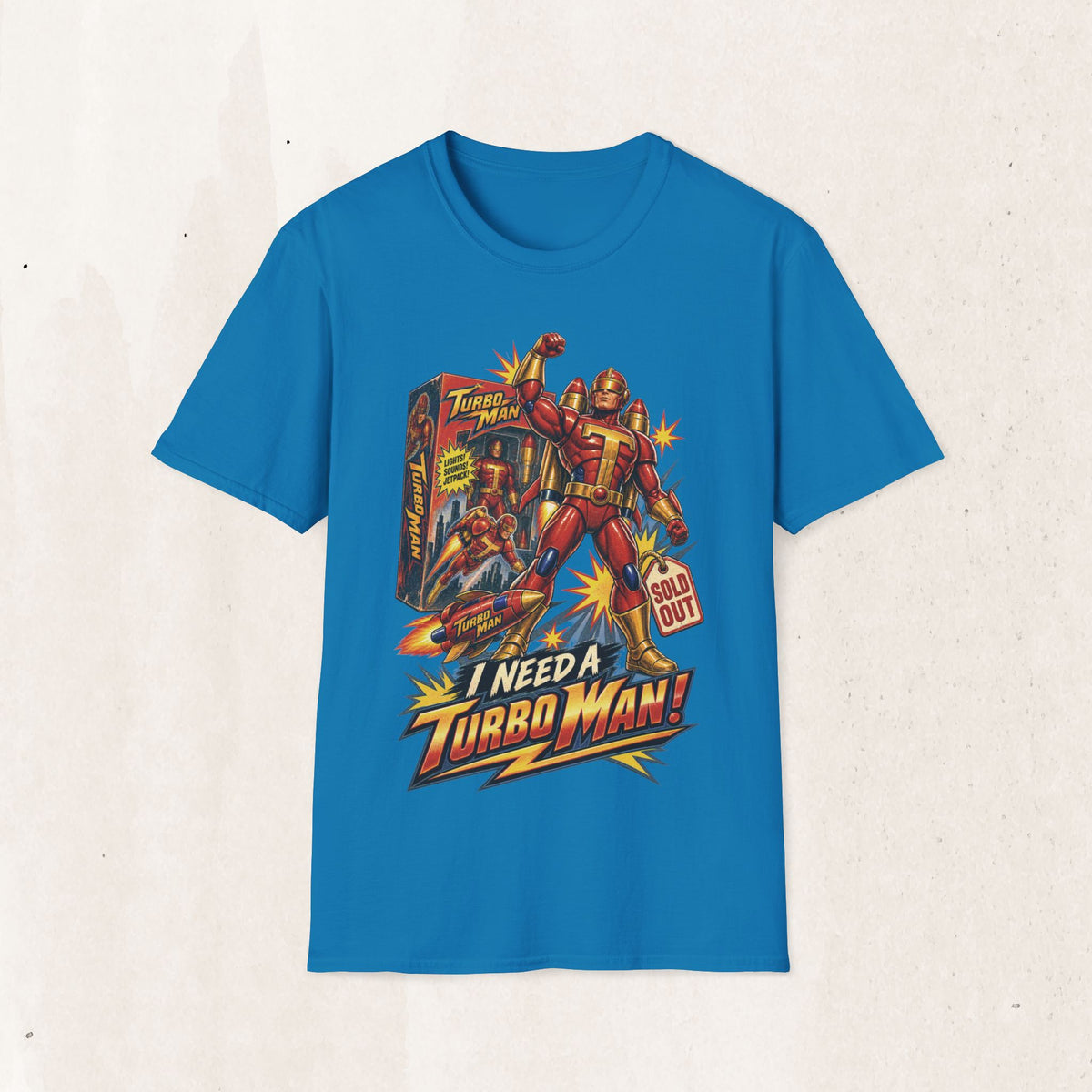 Turbo Man Graphic Tee - Jingle All The Way