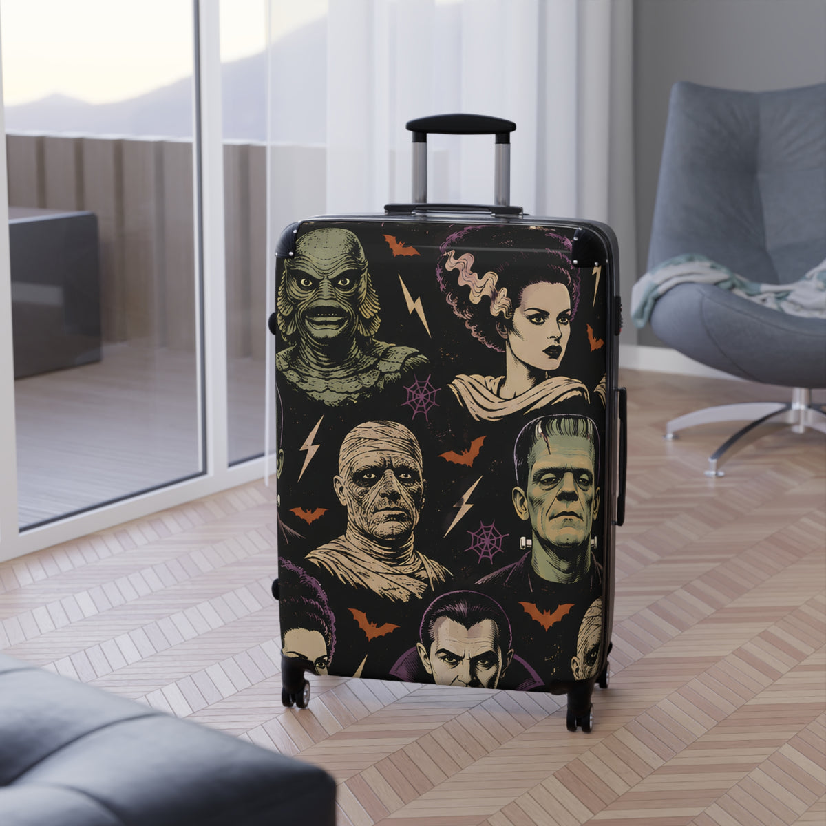 Universal Monsters Travel Luggage