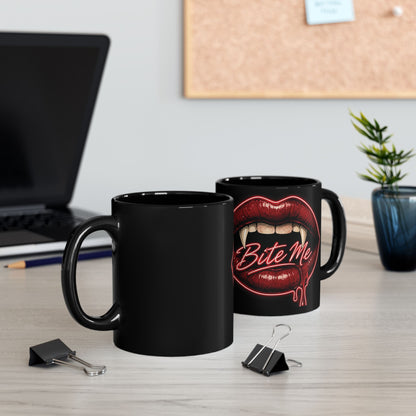 Bite Me Vampire Lips Mug