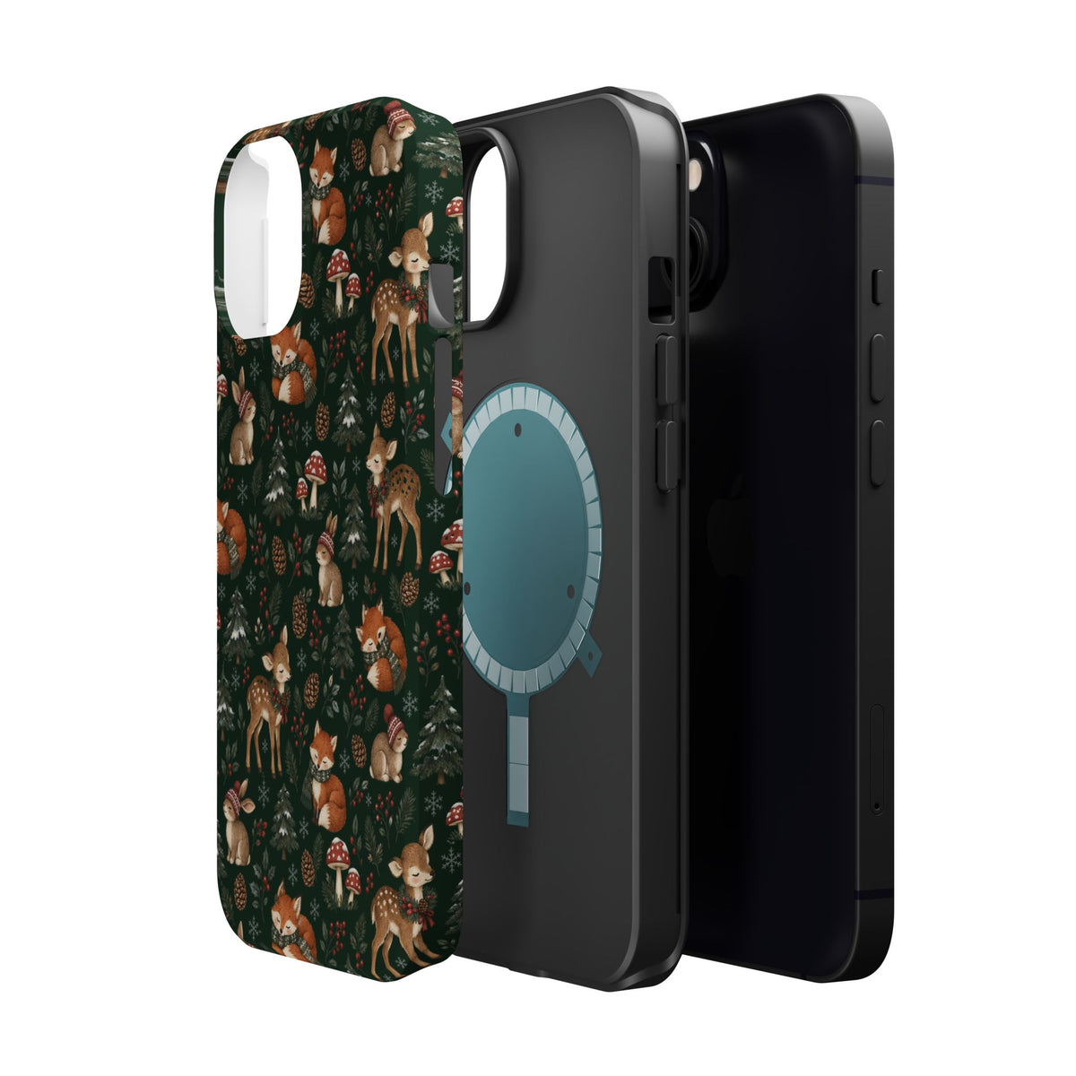 Woodland Fox & Deer MagSafe Phone Case, alternate view