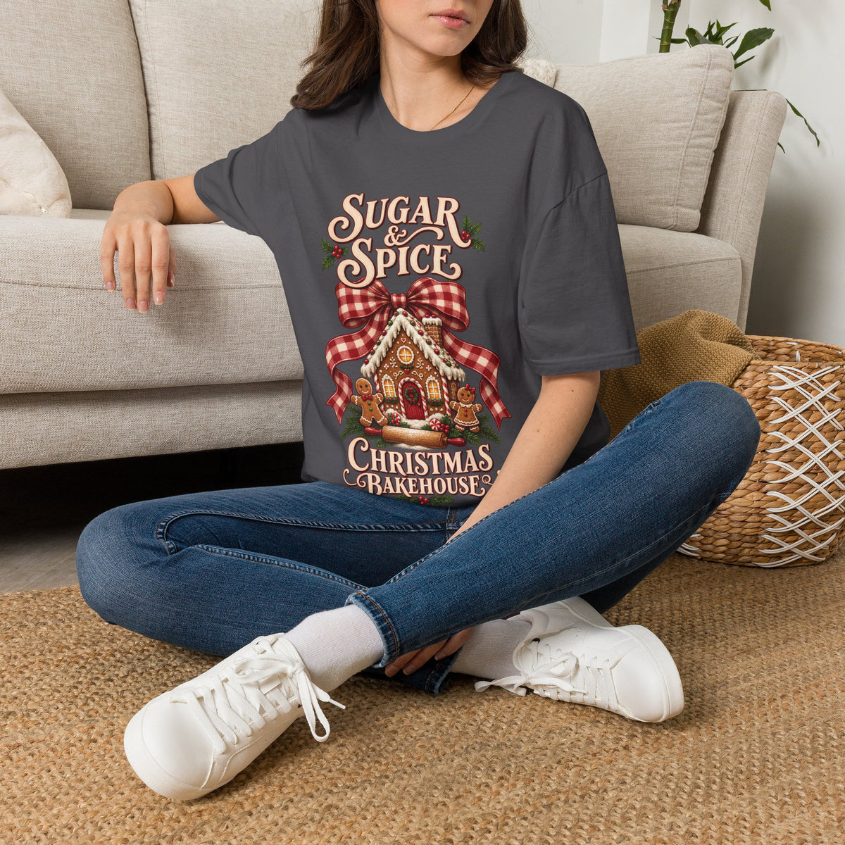 Sugar & Spice Gingerbread Christmas Tee