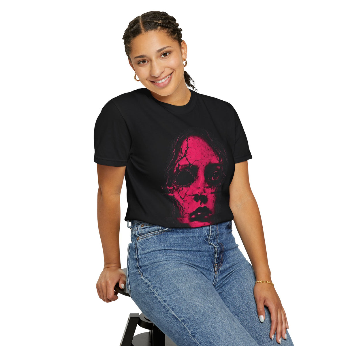 Distorted Dark Portrait Tee