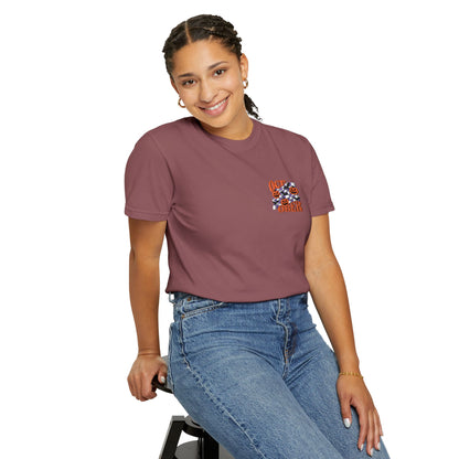 Embroidered Retro "October" Halloween Tee