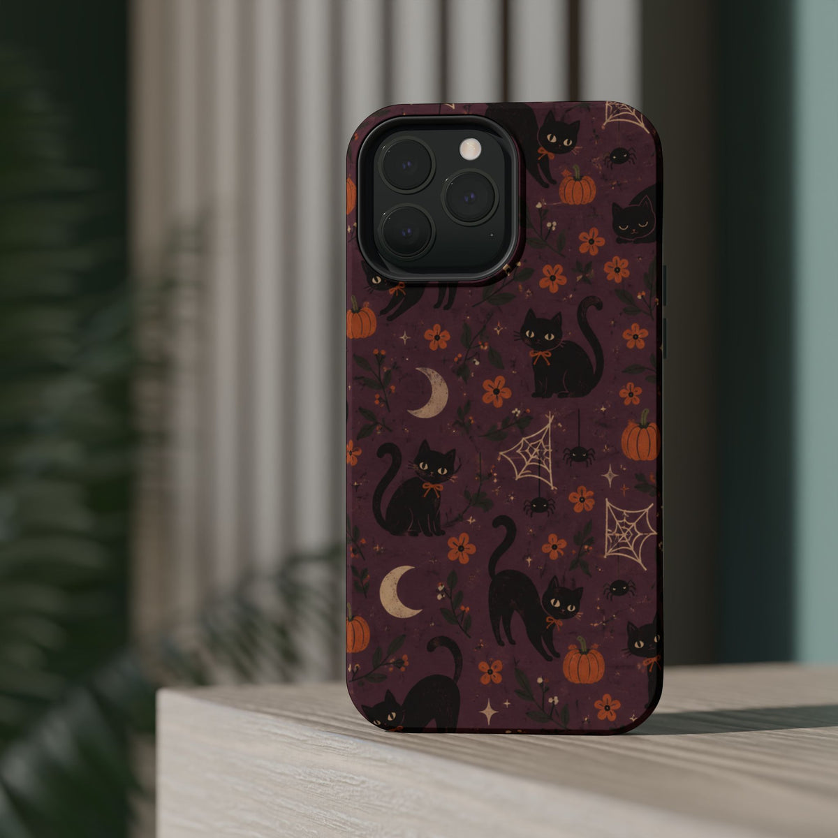 Halloween Black Cat MagSafe Phone Case, alternate view