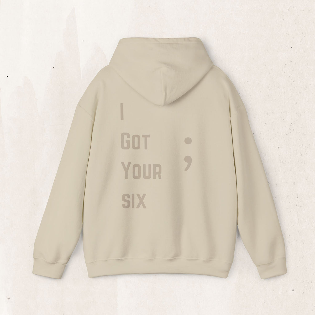 I Got Your Six Hoodie | Veteran Suicide Awareness Back Print Pullover