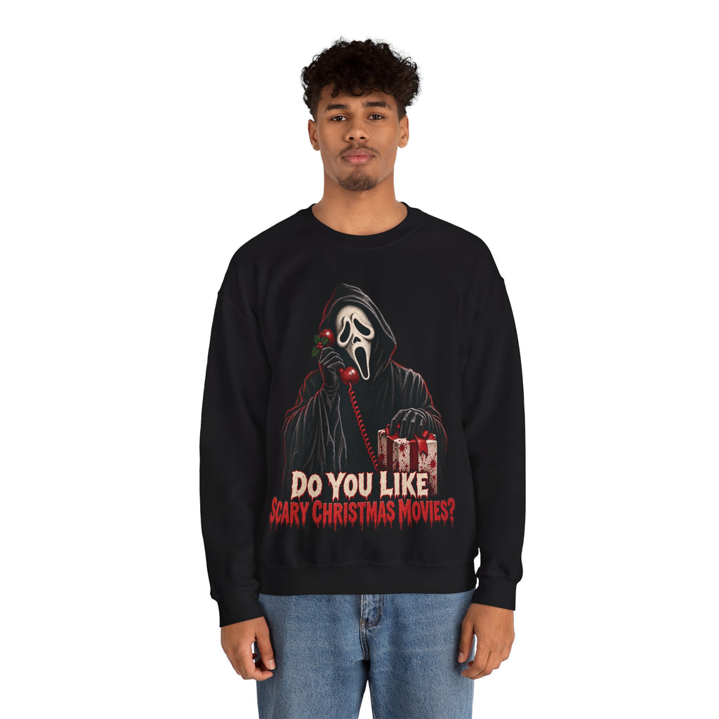 Ghostface "Do You Like Scary Movies?" Crewneck Sweatshirt
