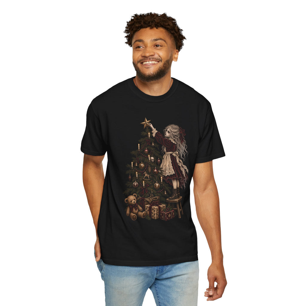 Victorian Ghost Girl Christmas Tee