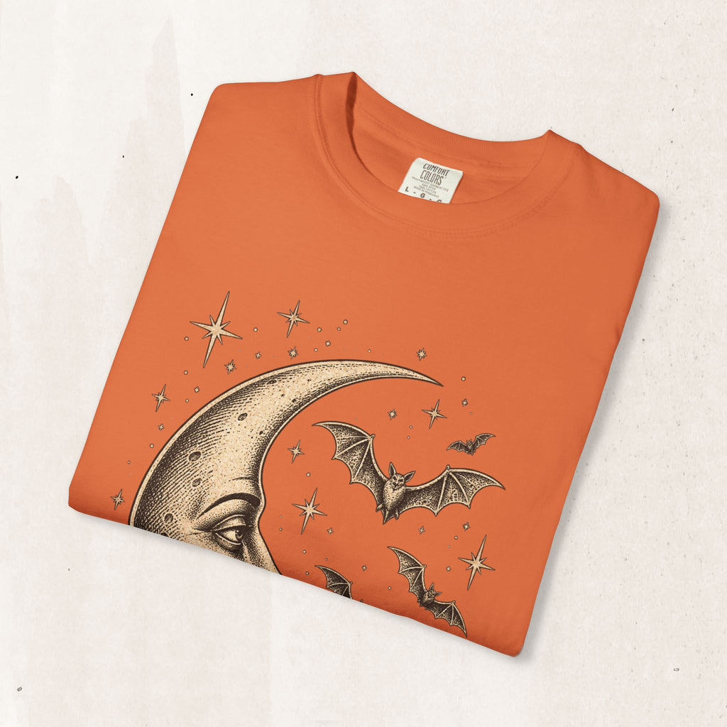Crescent Moon & Bats Tee