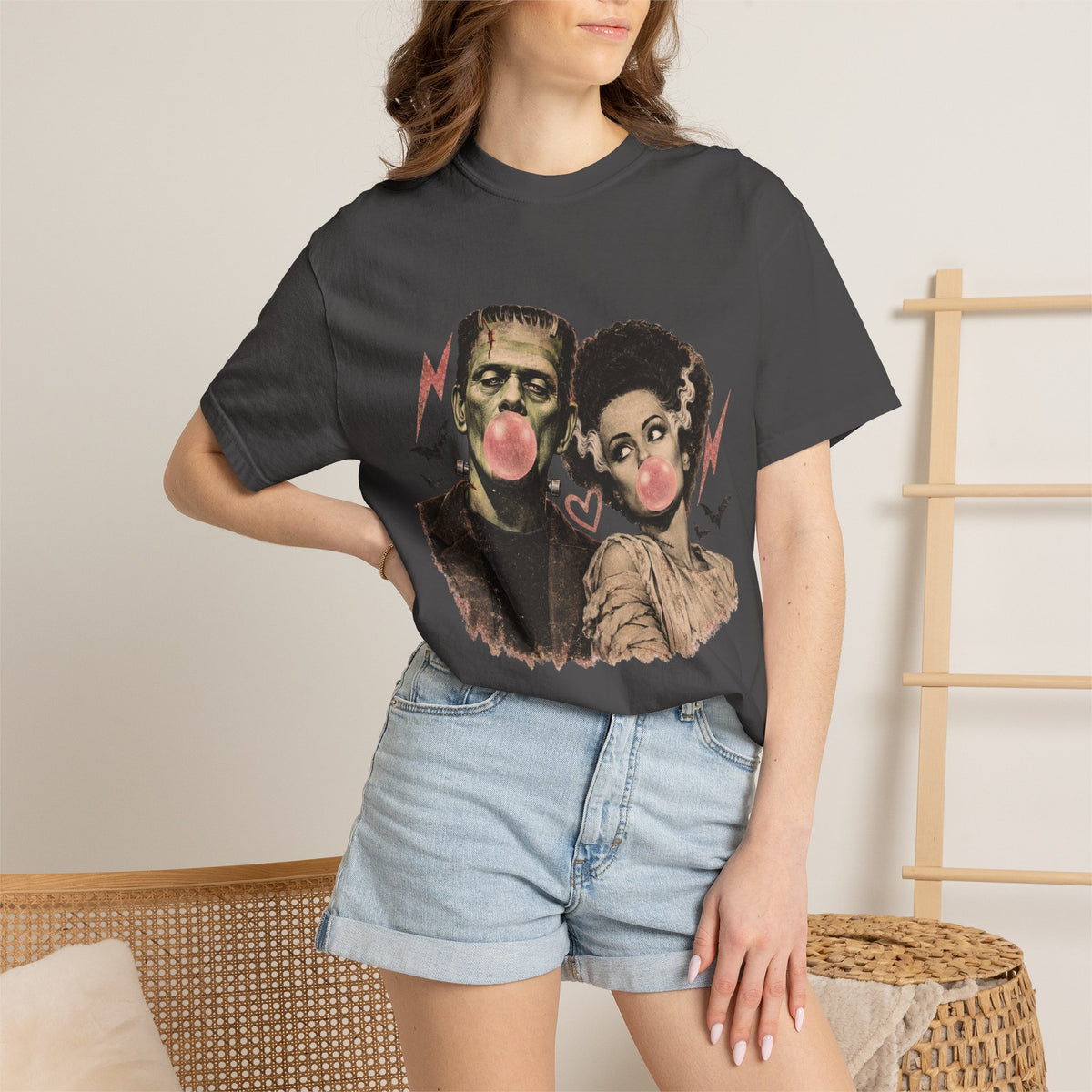 Frankenstein & Bride Bubblegum Vintage Tee