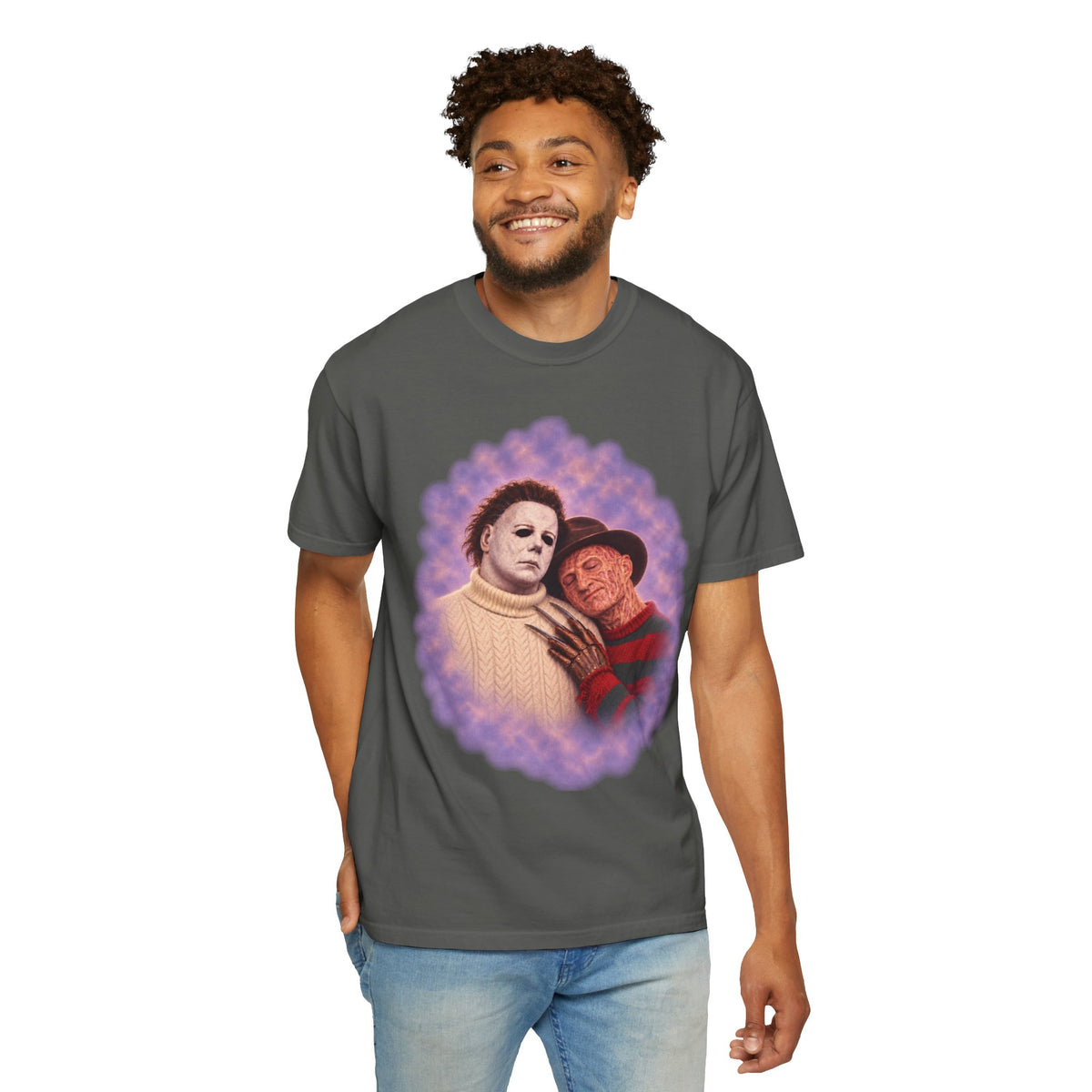Michael Myers & Freddy Kreuger 80's Portrait Tee