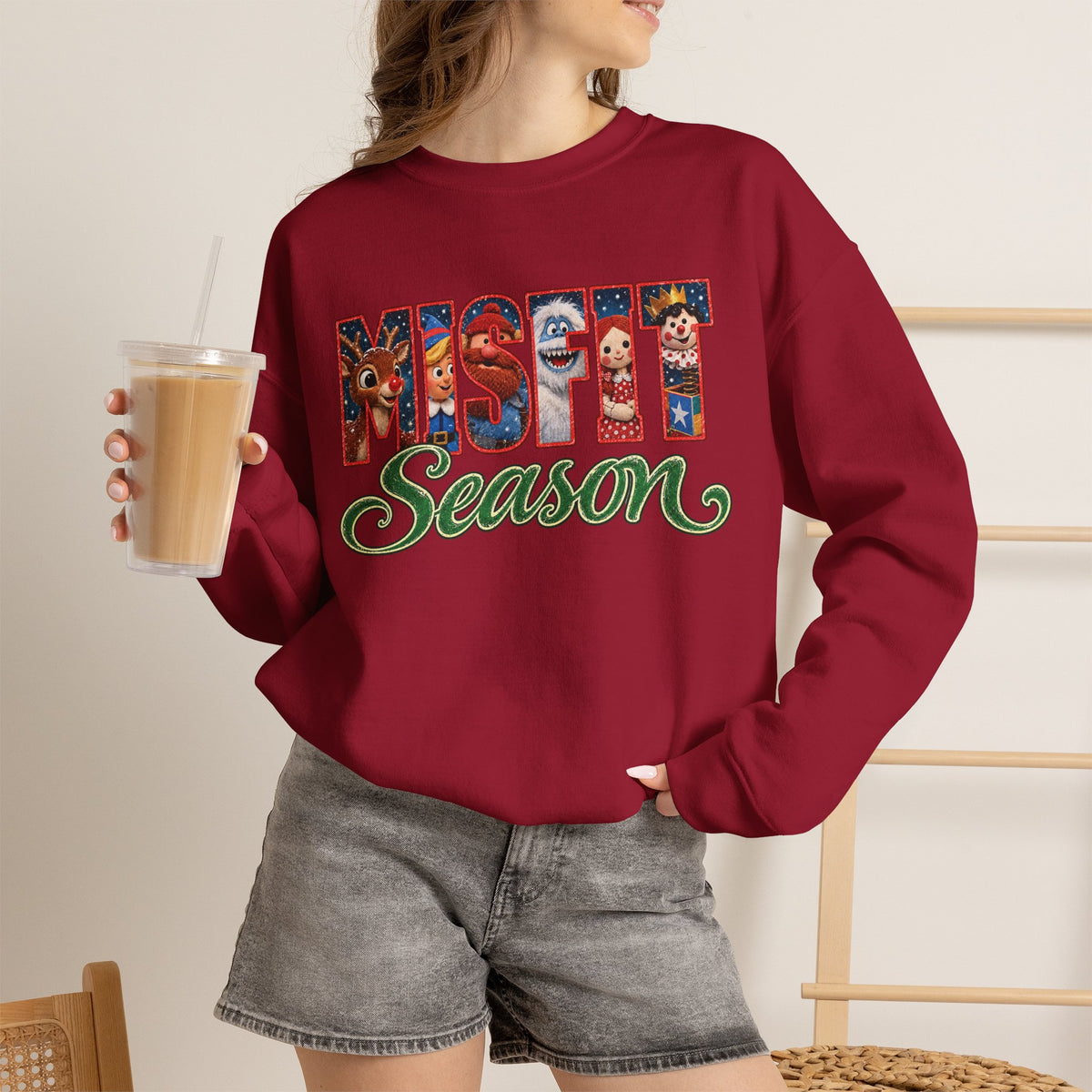 Rudolph "Misfit Season" Crewneck Sweatshirt