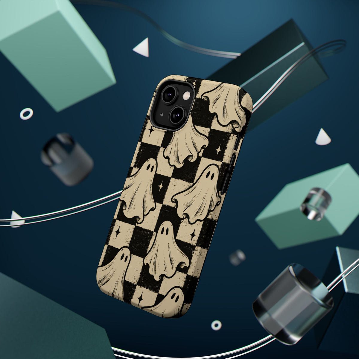 Ghost Checker Magnetic Phone Case, alternate view