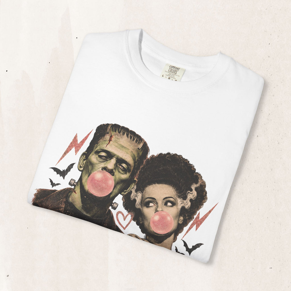 Frankenstein & Bride Bubblegum Vintage Tee