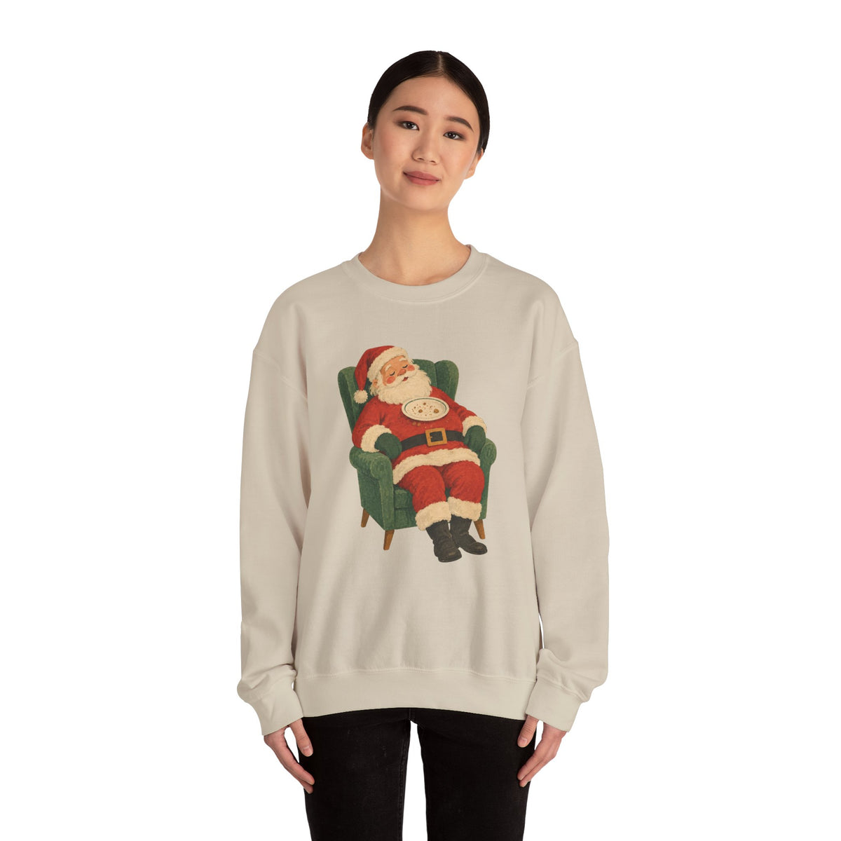 Vintage Santa Claus in Armchair sweatshirt
