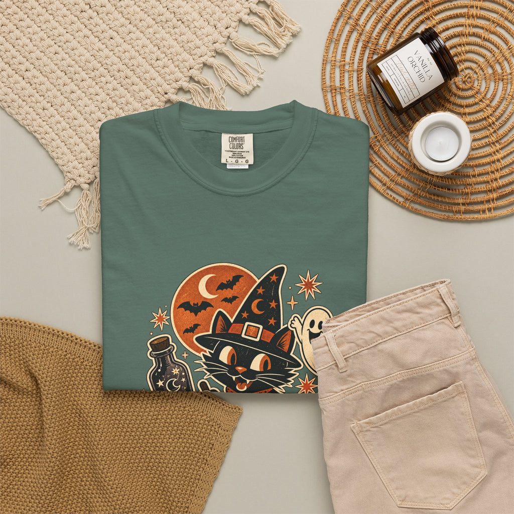 Halloween Cats & Pumpkins Tee