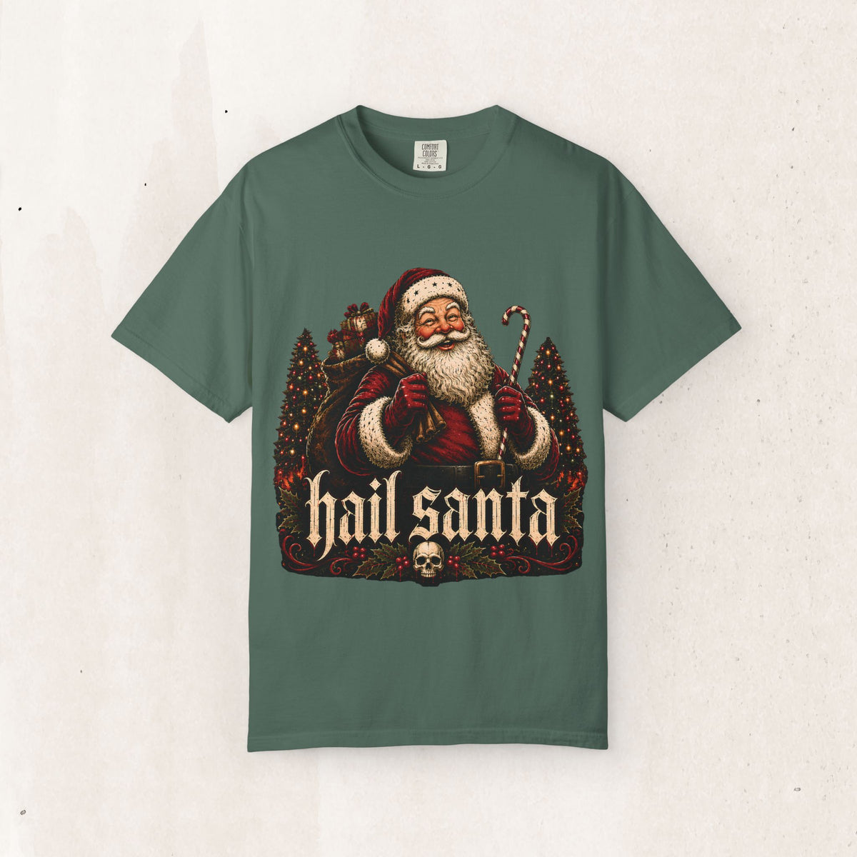 Hail Santa Vintage Graphic Tee