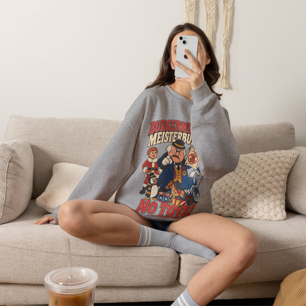 Meisterburger 'No Toys!' Crewneck Sweatshirt