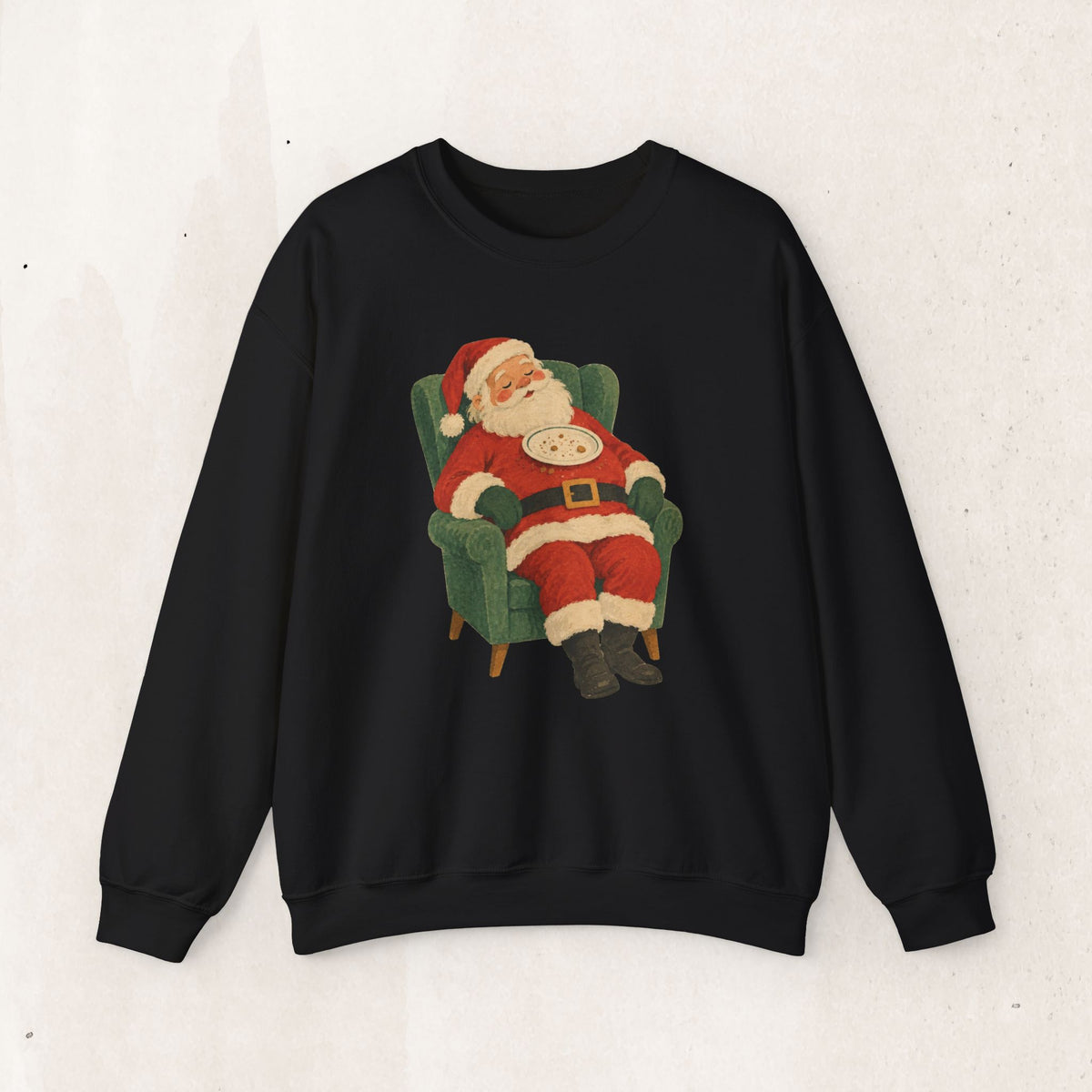 Vintage Santa Claus in Armchair sweatshirt