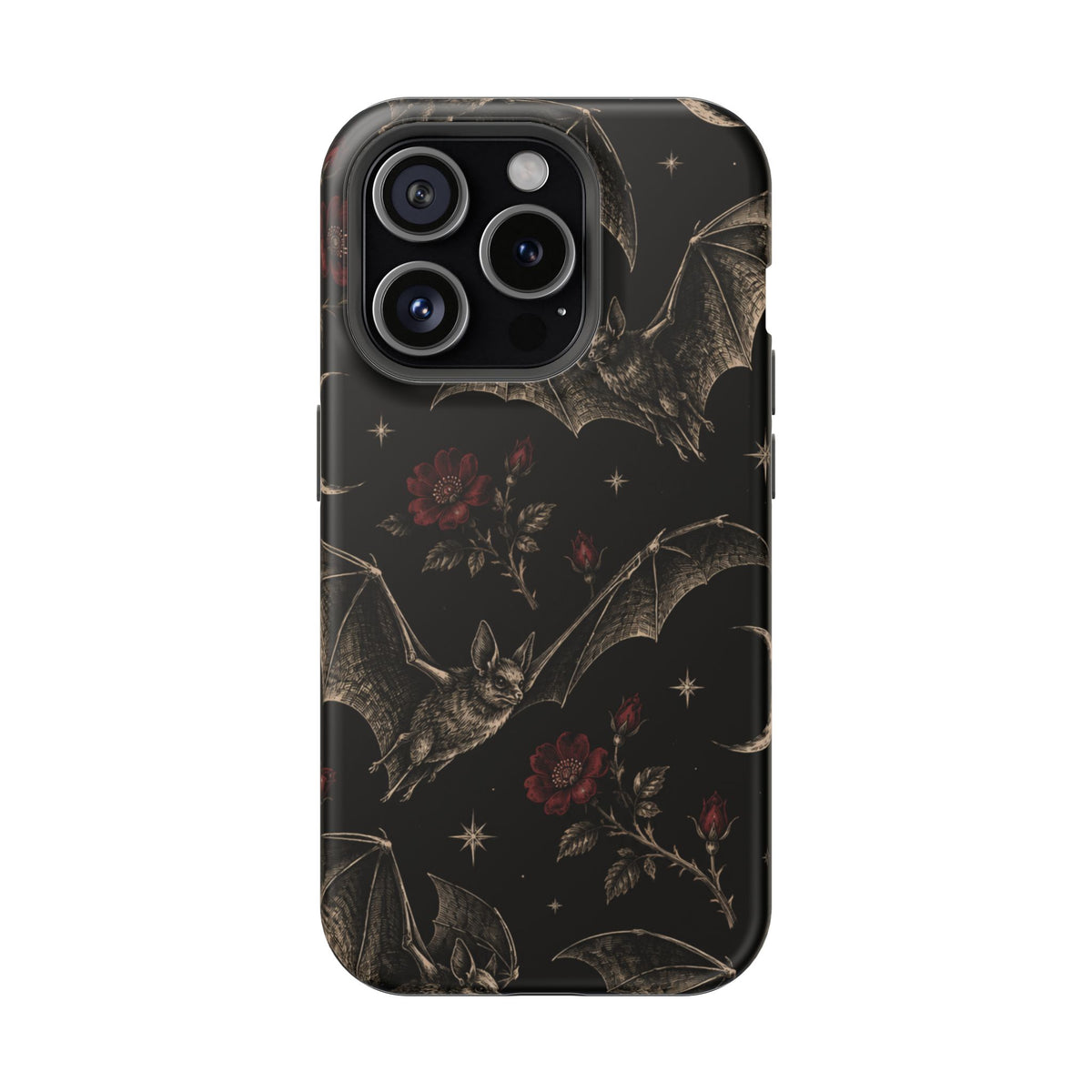 Gothic Bat & Moon Magnetic Phone Case, alternate view