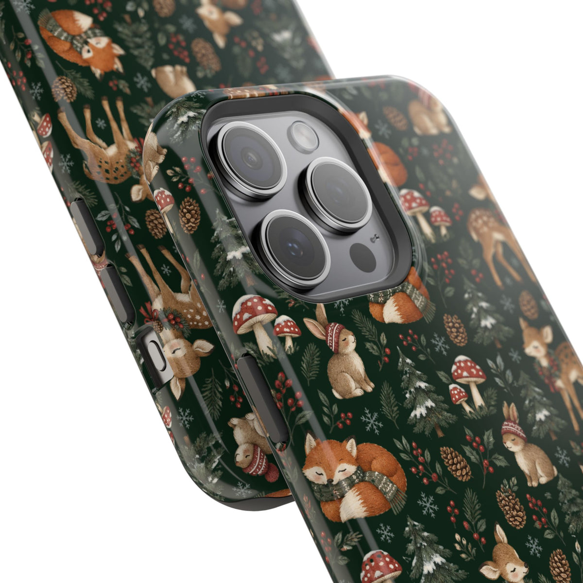 Woodland Fox & Deer MagSafe Phone Case, alternate view