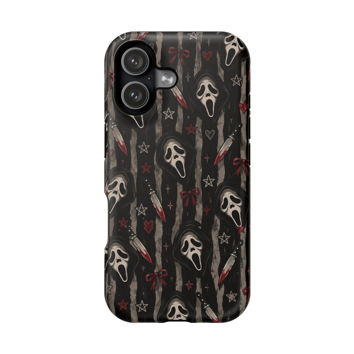 Ghostface Pattern iPhone Case, alternate view