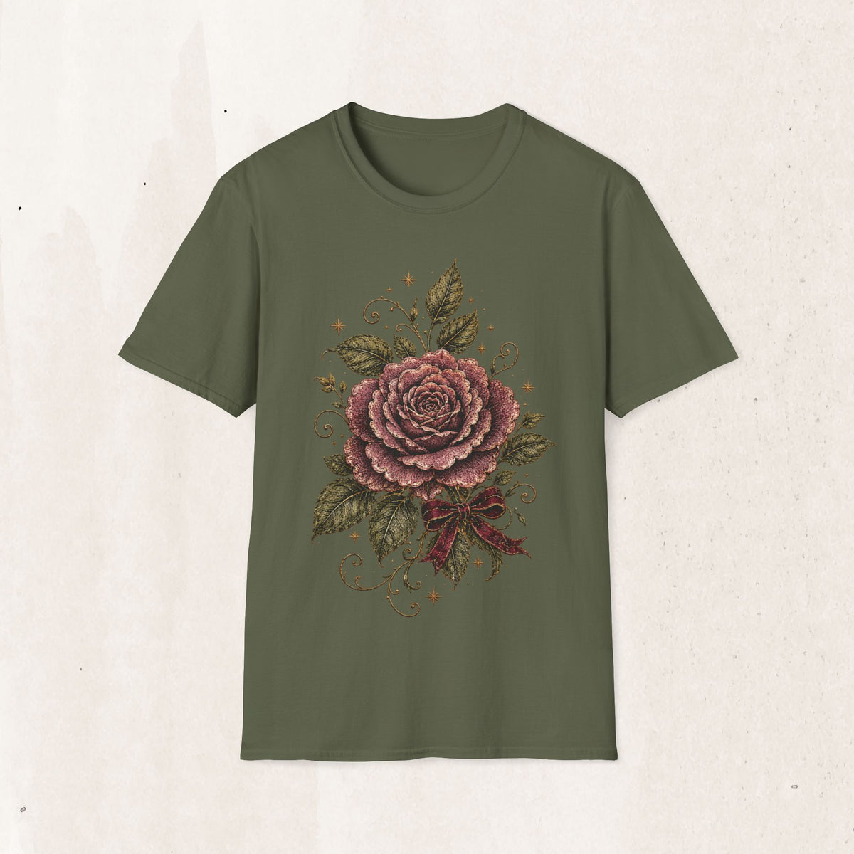 Floral Vintage Rose Tee