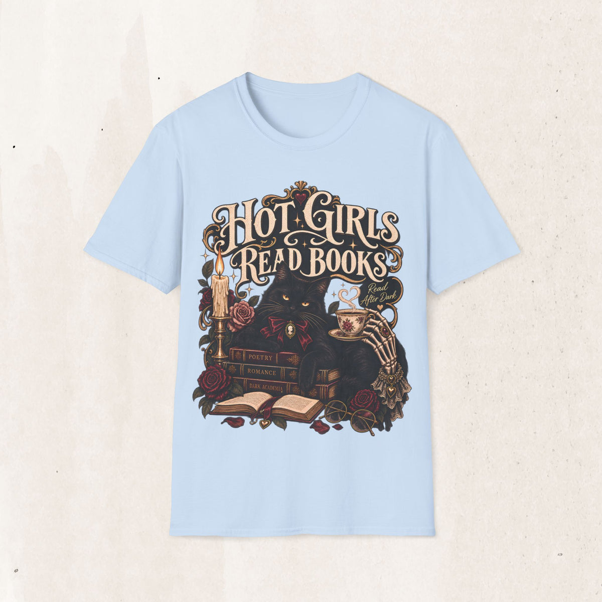 Hot Girls Read Books Graphic Tee