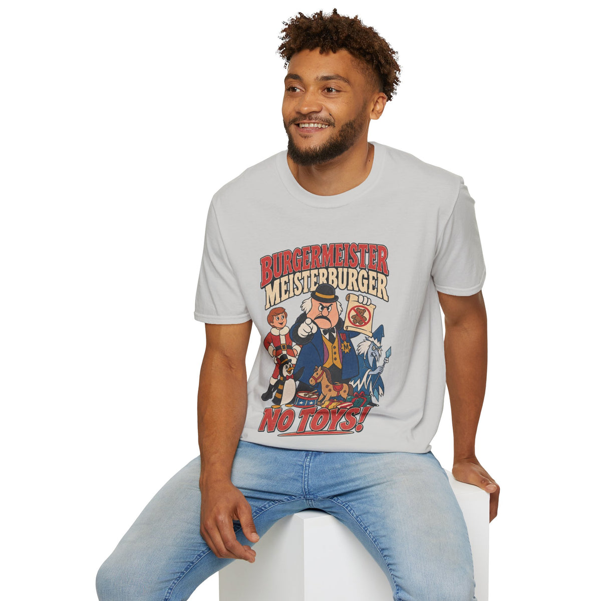 Burgermeister Meisterburger Shirt, Retro Poster Graphic Tee Unisex Printify