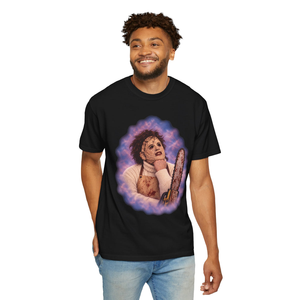 Leatherface 80's Portrait Tee