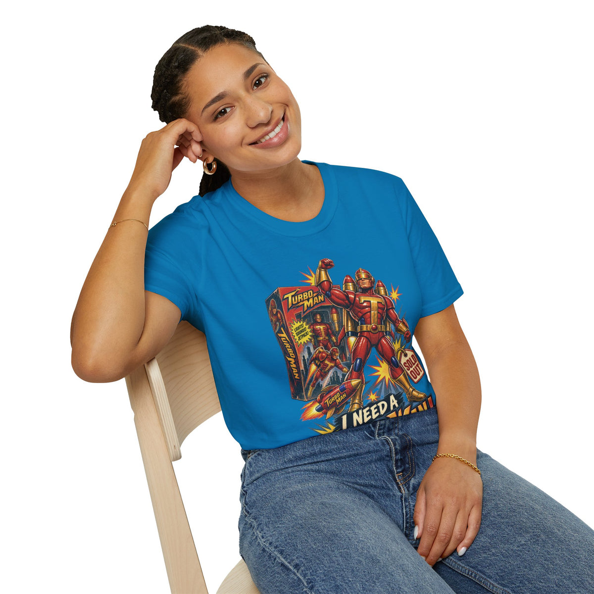 Turbo Man Graphic Tee - Jingle All The Way