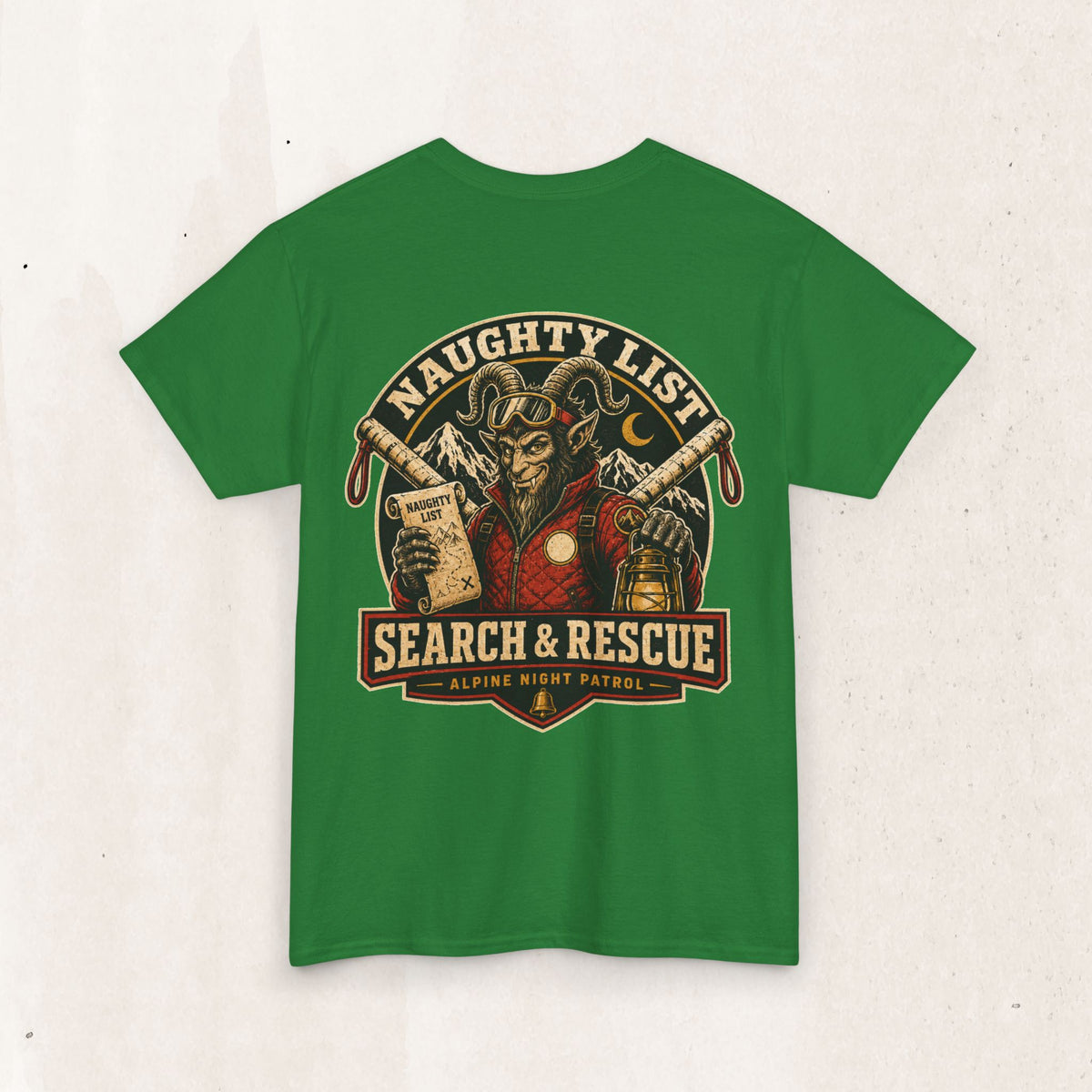 Naughty List Search & Rescue Graphic Tee