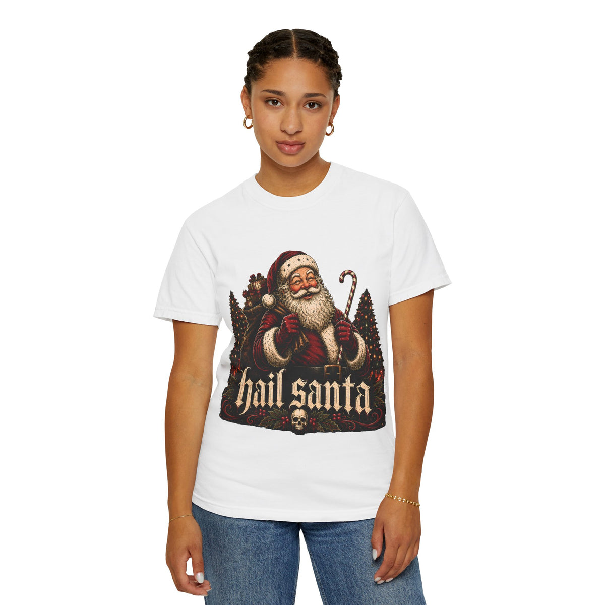 Hail Santa Vintage Graphic Tee