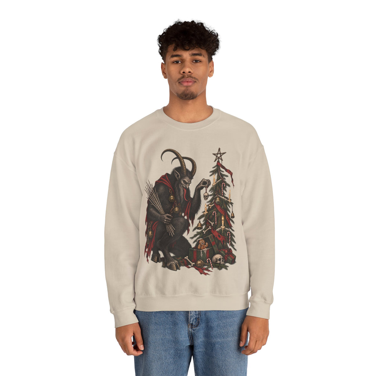 Krampus Christmas Crewneck Sweatshirt