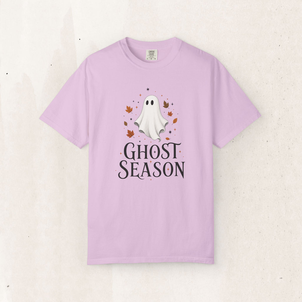 Ghost Season Tee – Cute Fall Ghost Graphic Shirt – Orchid