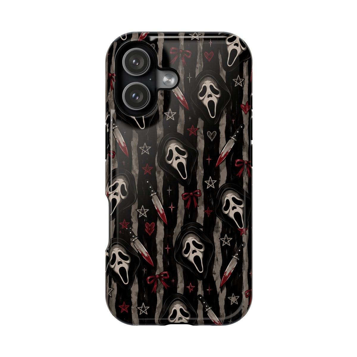 Ghostface Pattern iPhone Case, alternate view