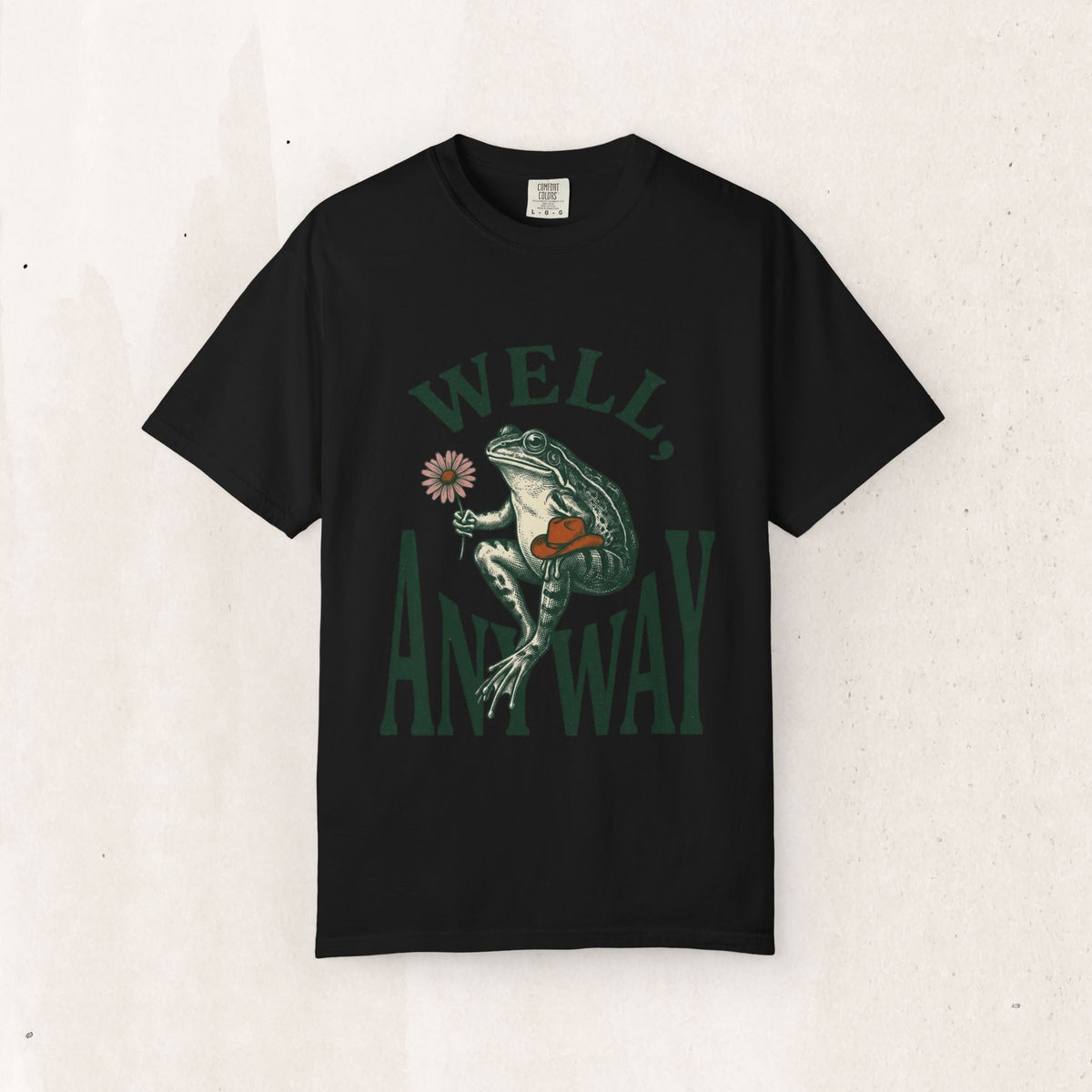 Frog Graphic "Well, Anyway" Tee