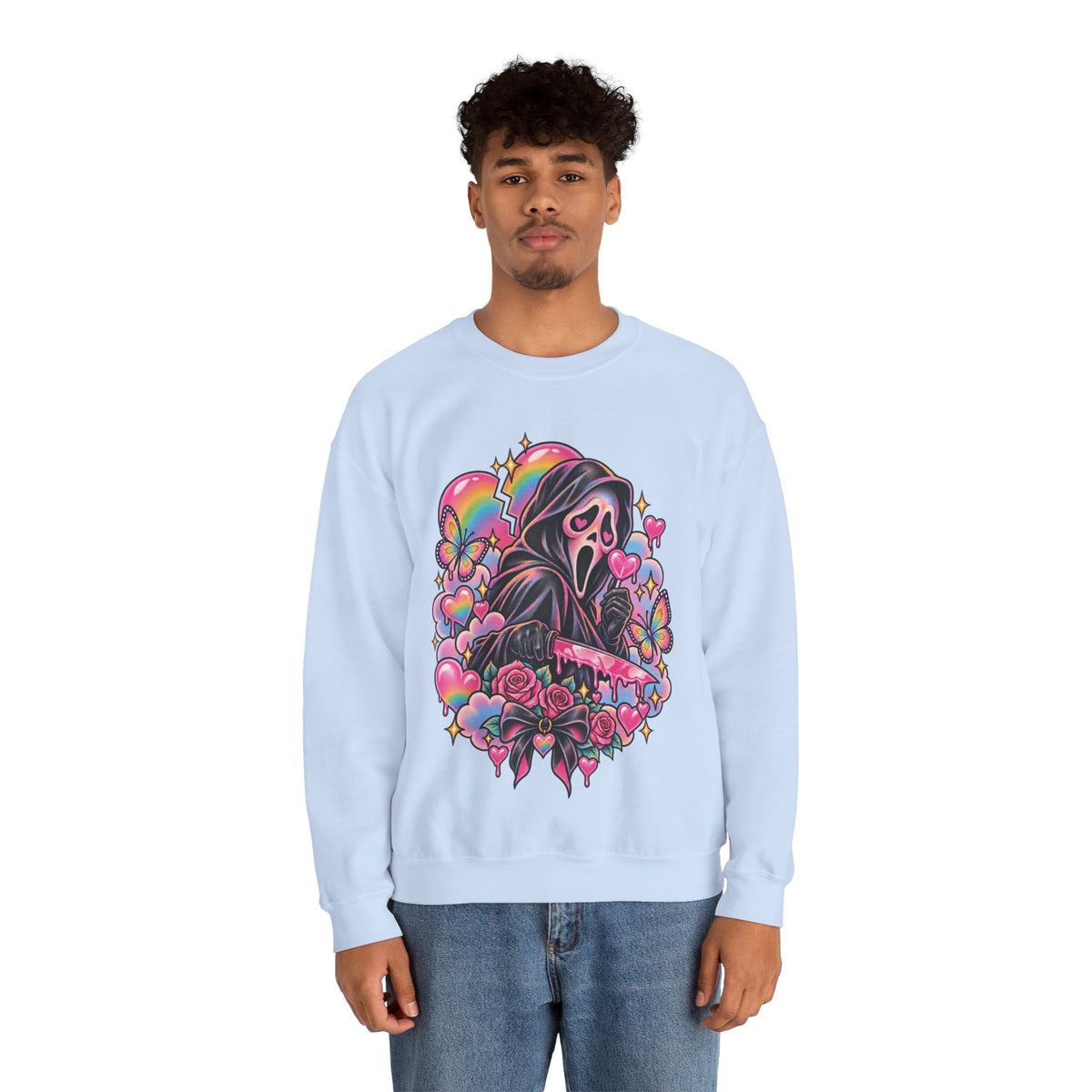 Ghostface Rainbow Crewneck Sweatshirt