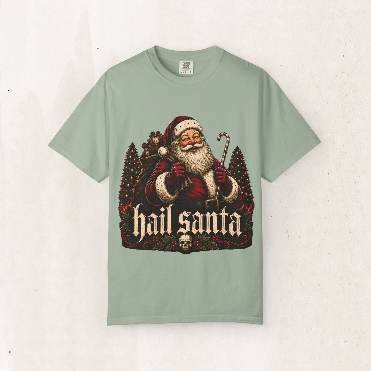 Hail Santa Vintage Graphic Tee