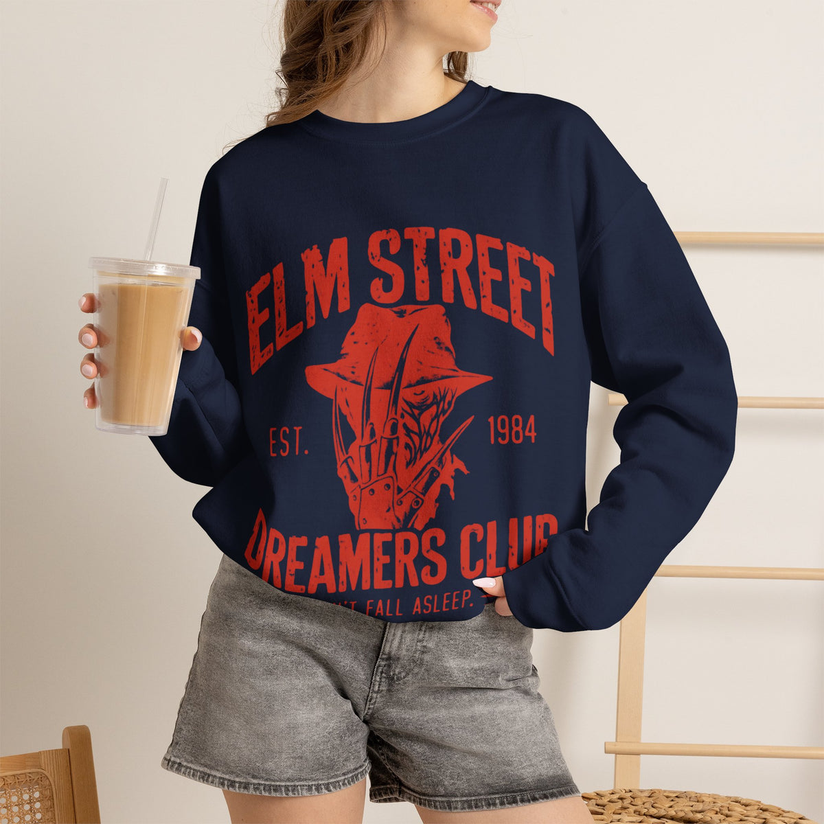 Elm Street Dreamers Club Crewneck Sweatshirt
