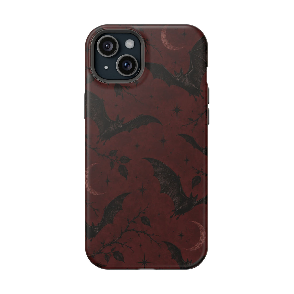 Gothic Bat Moon Magnetic Phone Case, alternate view