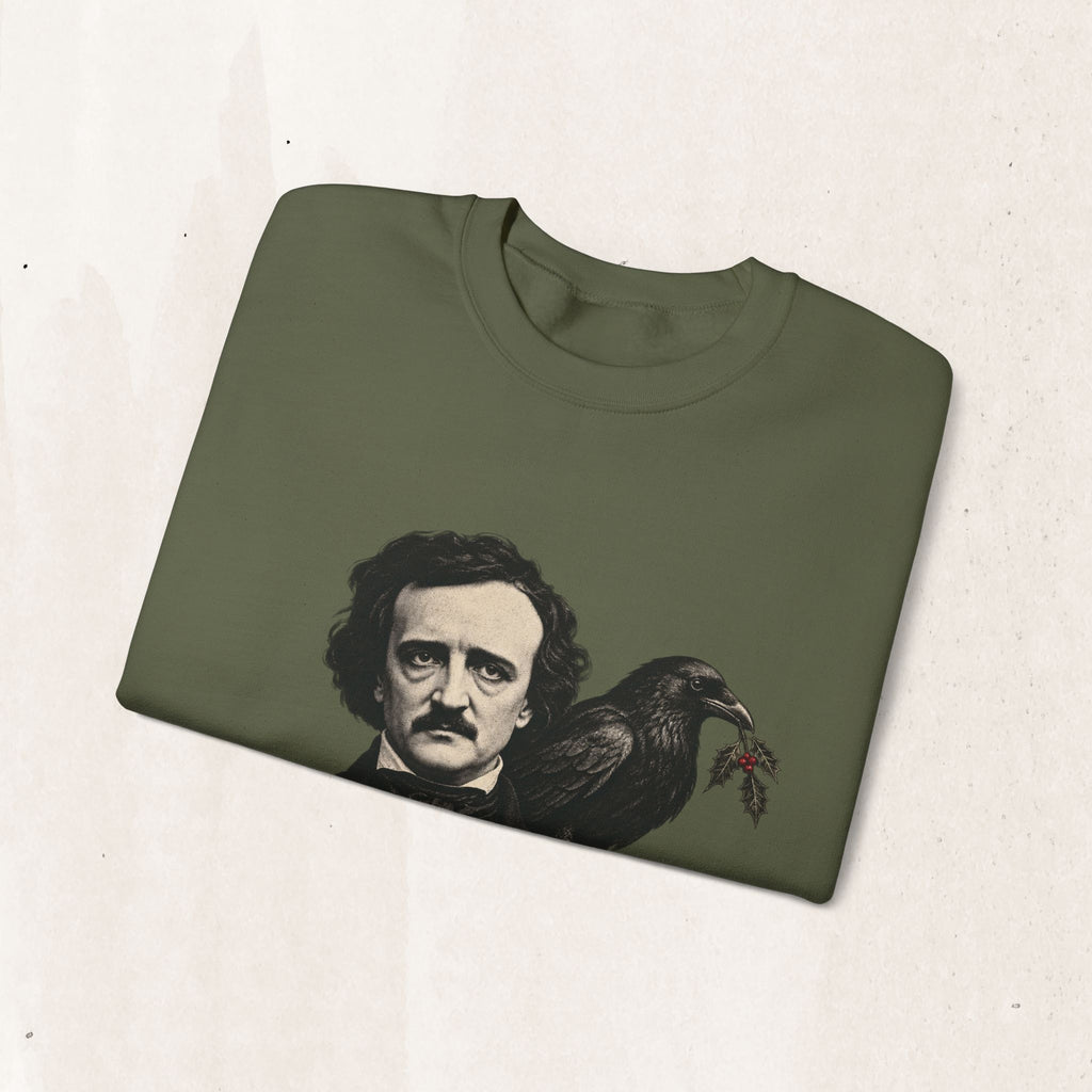 Edgar Allan Poe Christmas Crewneck Sweatshirt