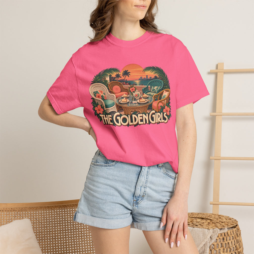 Golden Girls Retro Sunset Tee