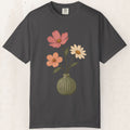 Vintage Wildflower Graphic Tee – Graphite