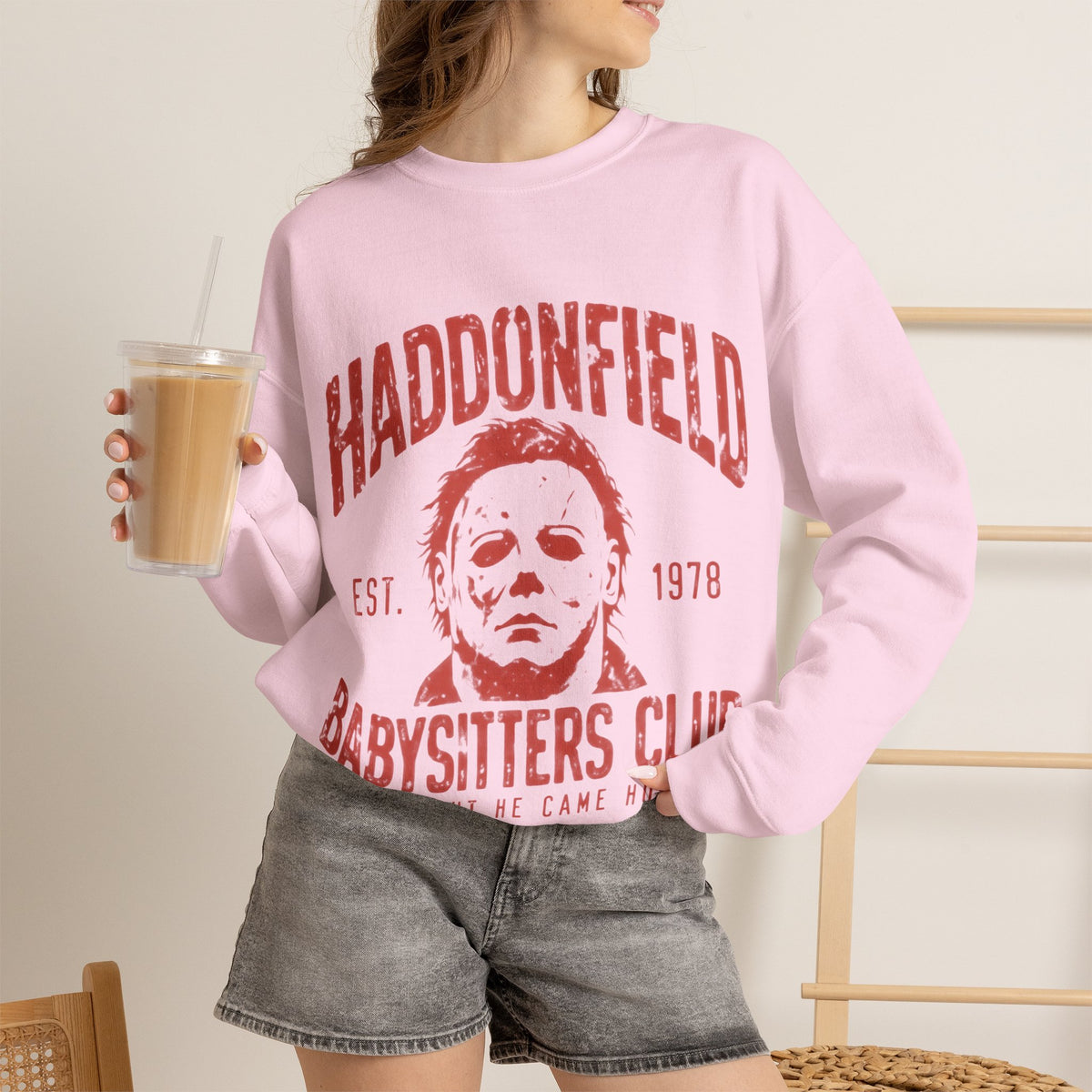 Haddonfield Babysitters Club CrewneckSweatshirt