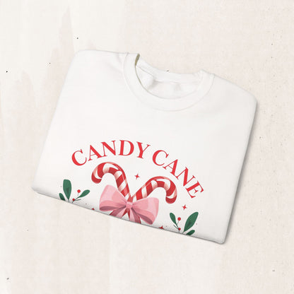 Candy Cane Christmas Club Crewneck Sweatshirt