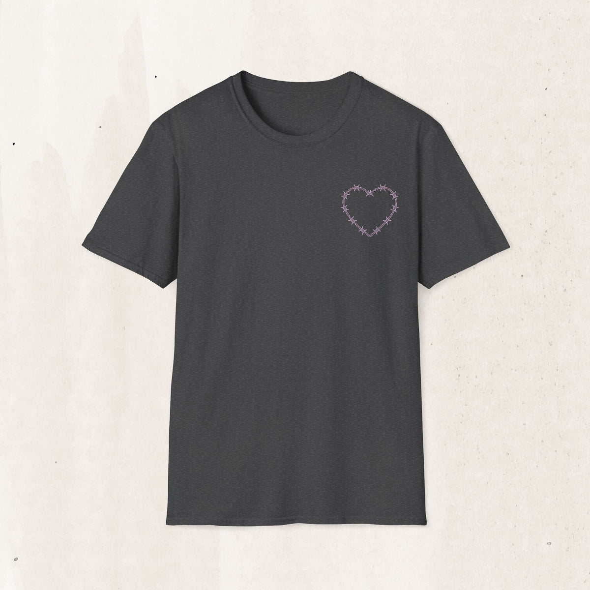 Barbed Wire Heart Graphic Tee