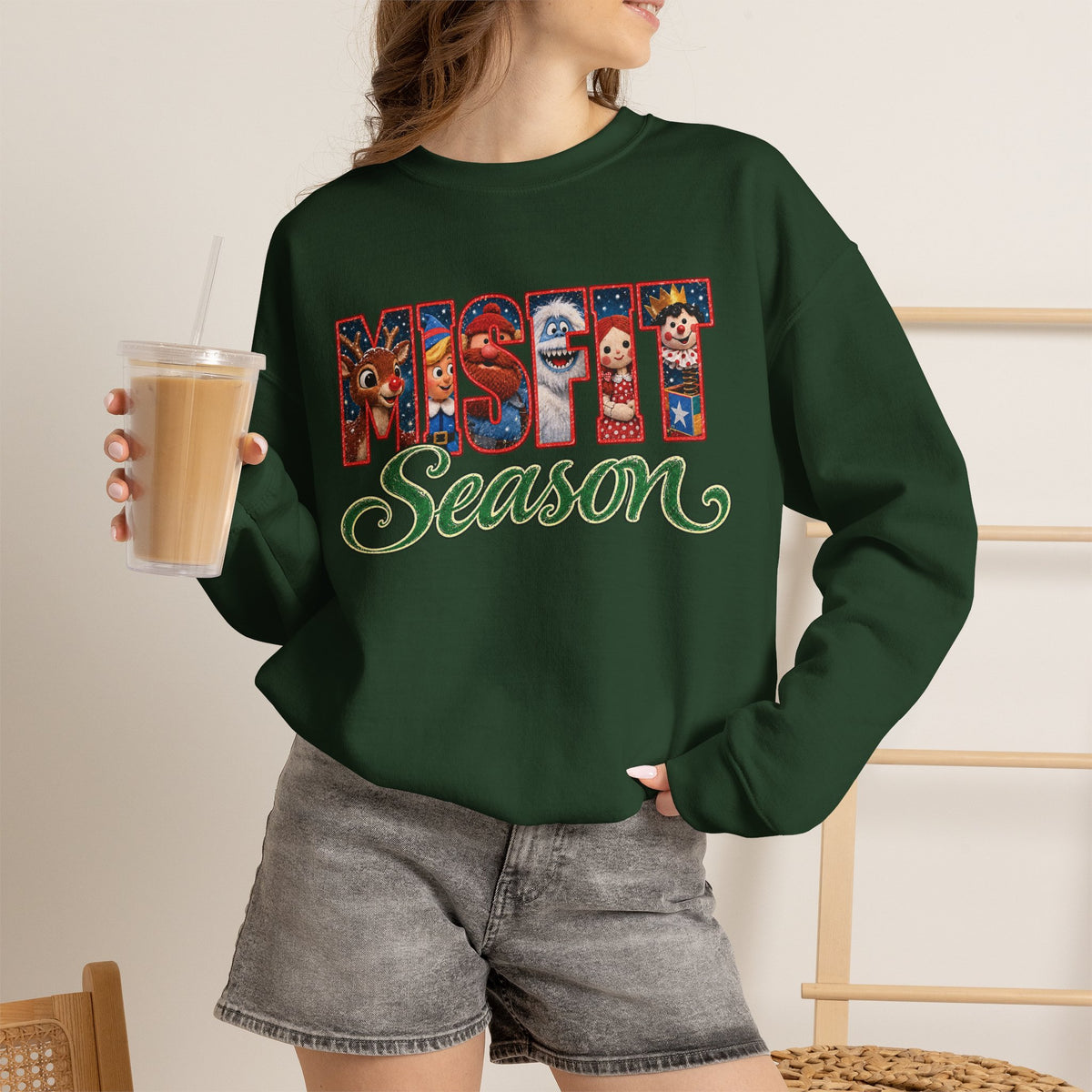 Rudolph "Misfit Season" Crewneck Sweatshirt