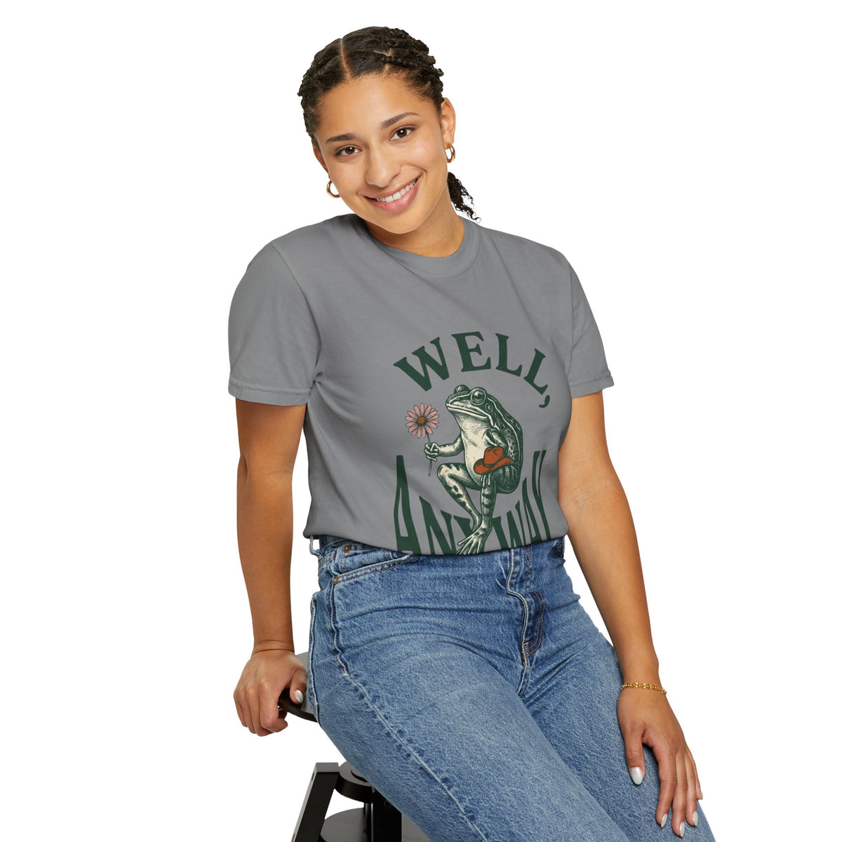 Frog Graphic "Well, Anyway" Tee